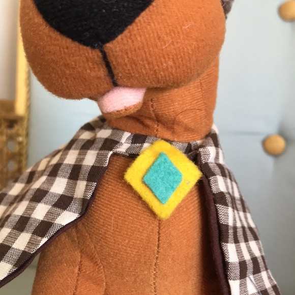 Vintage 1997 Sherlock Detective Scooby Doo dog plush toy Cartoon Network 11" - Picture 8 of 10